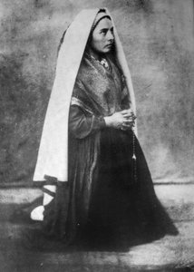 セントバーナデットSoubirous、1861または1862 作： P. Bernadou